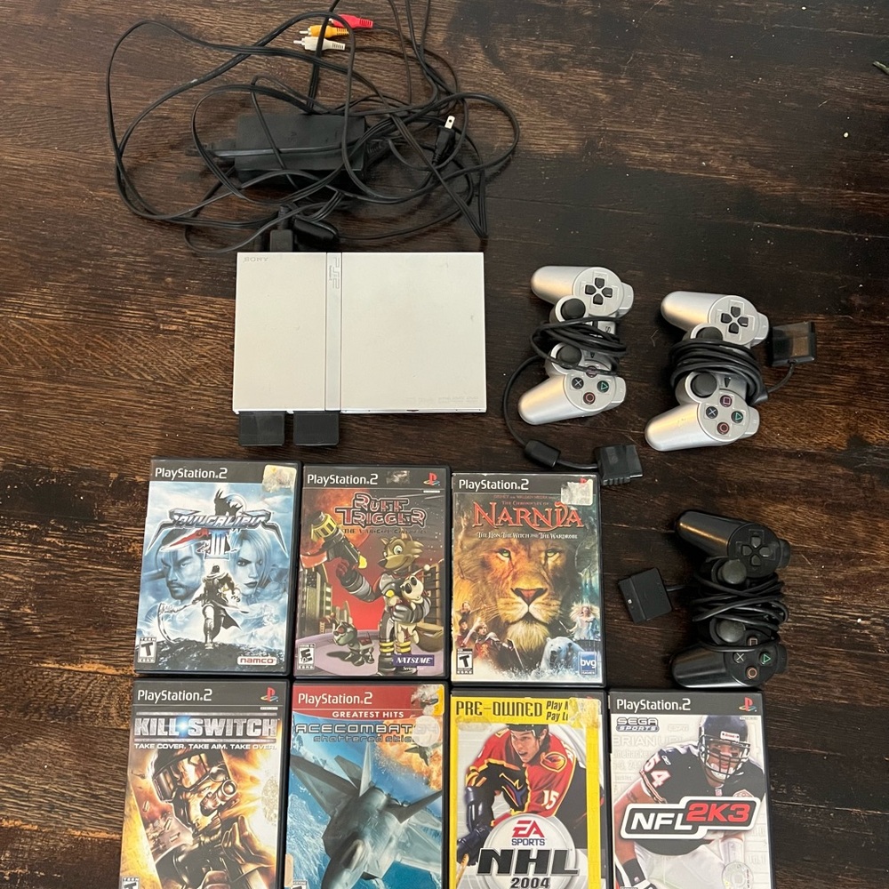 Sony PlayStation 2 Slim Console - Silver